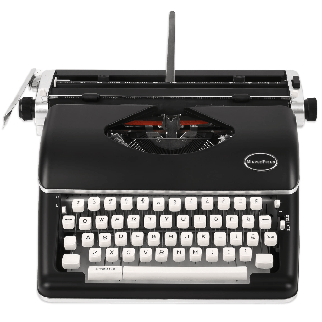 a black typewriter